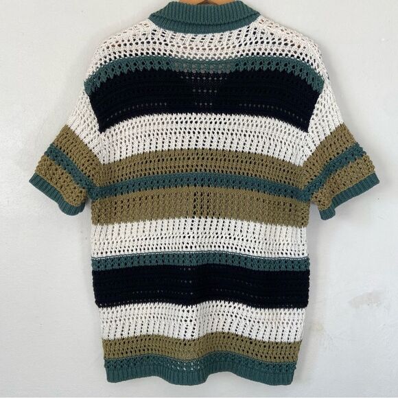 Zara Oversized Knit Polo Sweater - Picture 3 of 9